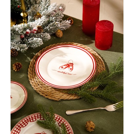 New Year's plate SL Home "Great Time", d = 23 cm, dining, porcelain-5