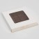 Chocolate box, confectionery packaging, “with love”, with a window, 10.2 x 1.4 x 10.2 cm