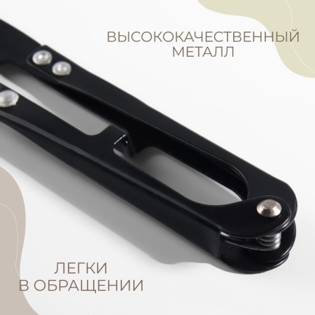Set of scissors: Portnovsky 10 ", 25.5 cm, for cutting threads 10.5 cm, black color-5