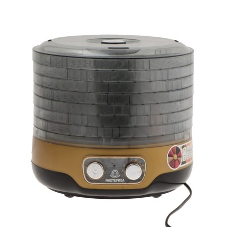Sushilka for vegetables and fruits "Masters" EFD-3070, 250 watts, 7 tiers, black-golden