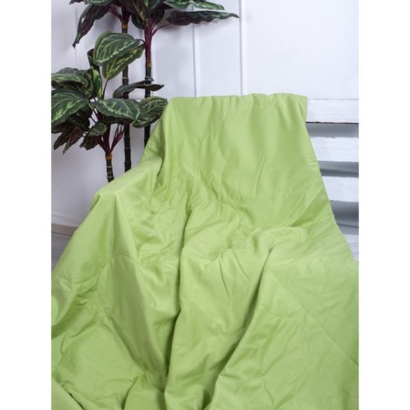 Premium bedspread, size 240x260 cm, light green color-1