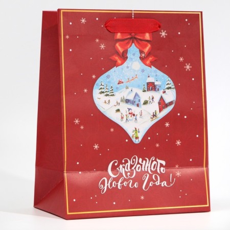 Package laminated vertical “Fairy Tale”, MS 18 x 23 x 10 cm, New Year-2