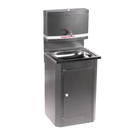 The washbasin "Termix", without AVN, stainless washing, 17 l, silver color
