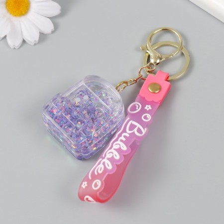 A plastic keychain with a carbine, a strap of "backpack" water with decor1.8x5.3x5.6 cm-2