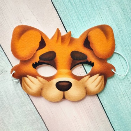 Puppet show. Mask "Dog"
