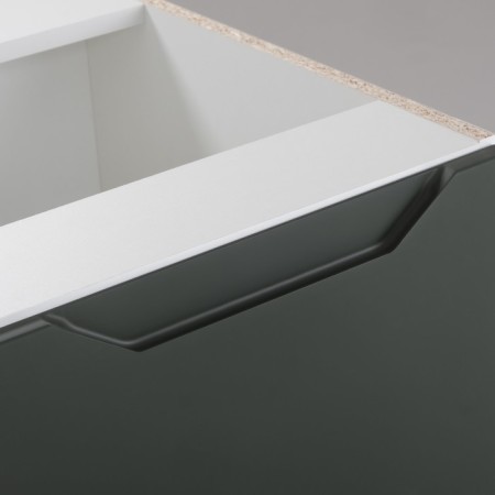 Floor cabinet 400 Helga, 400x500x824, white/olive software MDF-3