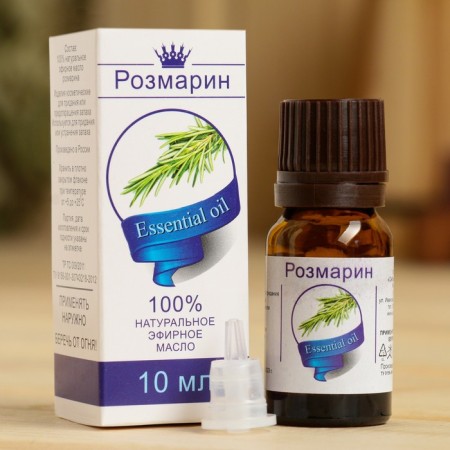 Rosemary essential oil, boiler-boiler, annotation, 10 ml