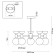 Ceiling chandelier Karisma G9 5x40W