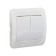 Luazon Lighting "Orion" switch, 10 A, 2 keys, hidden, white