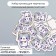 A set of buttons for creativity is a tree "Kitten - Hello!" set 15 pcs 2.7x2.3 cm