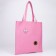 Shoper without lightning, without lining, with Velcro, pink color