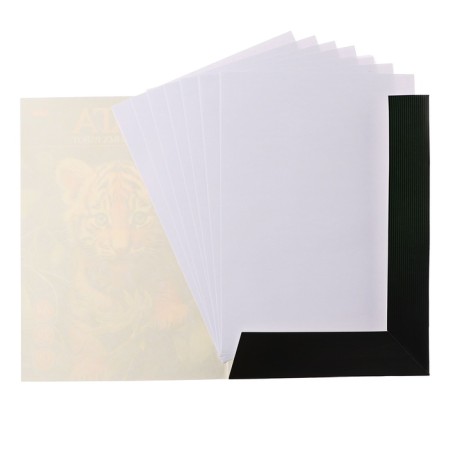 A4 drawing folder, 20 sheets 120 g/m² Hatber "Tigeronok", embossing-4