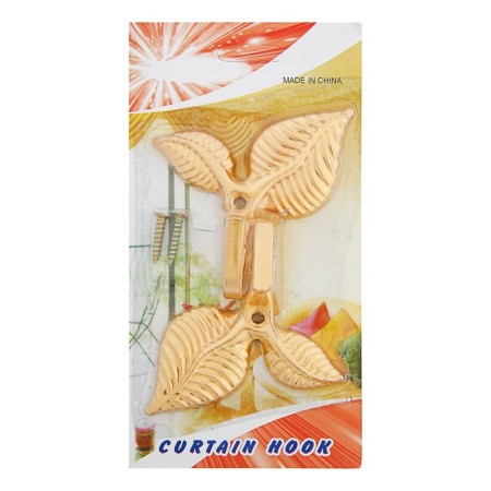 Hook for curtains ks009, one -rod, color gold-1