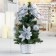 Christmas tree decor "Snow Balls" 20 cm, silver
