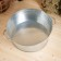 Round pelvis, 13 l, galvanized steel