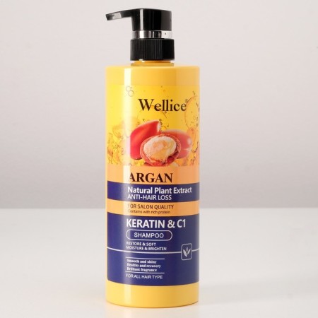 Shampoo against hair loss with argan oil 800 ml-1