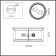 Landscape ceiling lamp Mavret E27 2x60W IP44