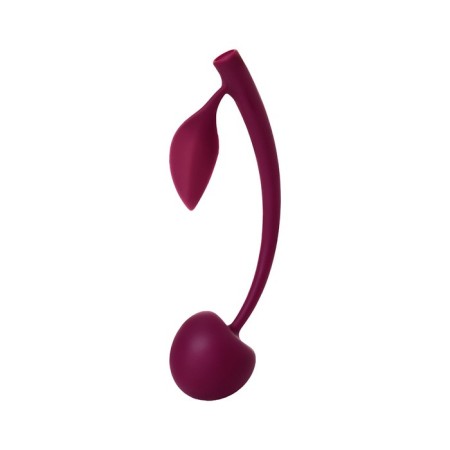 Jos Wild Cherry Vaginal Ball, Silicon, Cherry, 13 cm-1