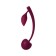 Jos Wild Cherry Vaginal Ball, Silicon, Cherry, 13 cm