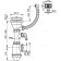 ALCAPLAST A447P-DN50/40 siphon siphon, with a stainless steel grille. became DN115mm, corrugation and fitting 5075