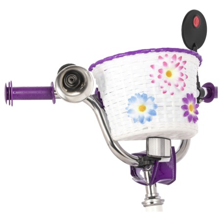 Bicycle 16 "Novatrack butterfly, white/purple color-2
