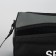Sports bag with lightning, external pocket, long belt, black/gray color