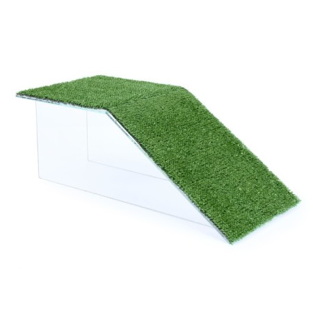 Bridge for the turtle unilateral No. 5 with grass, 42 x 20 x 16 cm-1