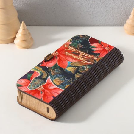 Casket "Wisdom and Calm" 17x8.5x3.5 cm-4