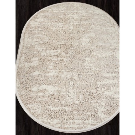 Oval carpet Valentis mikonos, size 200x290 cm, color Cream/kahve-1