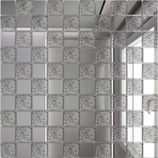 Silver mirror mosaic (50%) + 