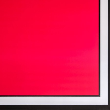 Matte film "Double Kant", red, 0.57 x 0.57 m-2