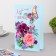 Postcard "Favorite granddaughter!" butterfly, violets, a5