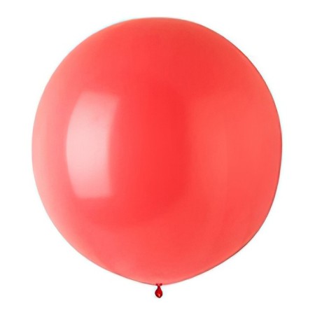 Latex ball 24 ", red, pastel, set 25 pcs.