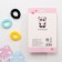 A set of rubber bands for hair "Panda", 3 pcs.