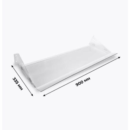 Spear for air mounts 900 × 335, 2 mm plastic, in a protective film-1