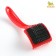 Brush-Piperian is small hard with drops, base 50x50 mm, red,