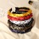 Hair cap "braid" strips, 1.8 cm, mix