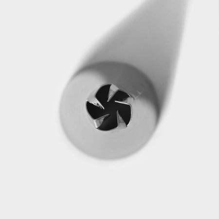 Confectionery nozzle "Closed rose", d = 2.2 cm, output 1 cm, stainless steel-1