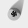 Confectionery nozzle "Closed rose", d = 2.2 cm, output 1 cm, stainless steel