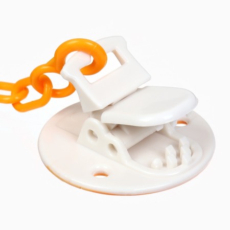 Set: nipple - a dummy with a “turtle” holder, anatomical +6 months, yellow color-9