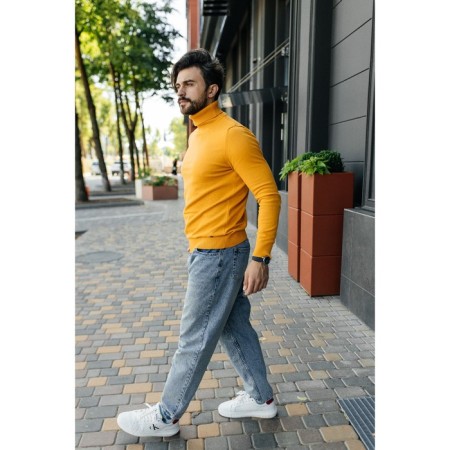 Jumper male ise, size 54, yellow color-12