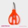 Scissors kitchen shares "Lovkach", 19 cm, orange color
