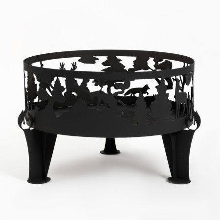 Kostrovic bowl "Forest", metal 3 mm, 70 x 70 x 45 cm-3