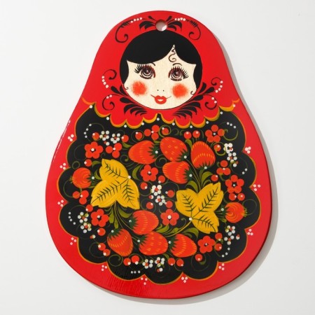 Defense board "Matryoshka", 20 × 26 cm, Khokhloma-6