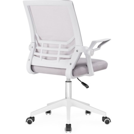 Computer chair Arrow mesh, white/gray 62x62x96 cm-4