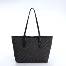 Women's bag with lightning, average size, black color