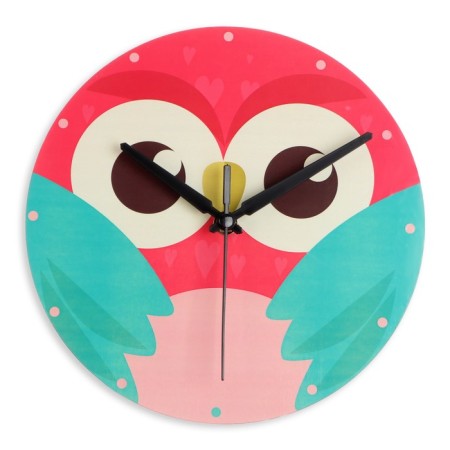 Watch wall "owl", discrete move, d-23.5 cm, 1 aa