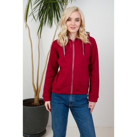 Female sweatshirt, size 52, emerald melange color-3
