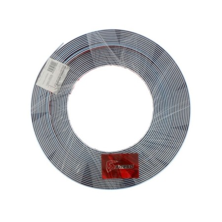 Decorative profile Torso, 8 mm, roll 15 m, chrome-5