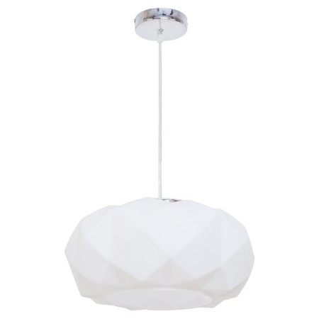 Suspended chandelier "dolphin" 1 lamp E27 40W white 40x40x80 cm